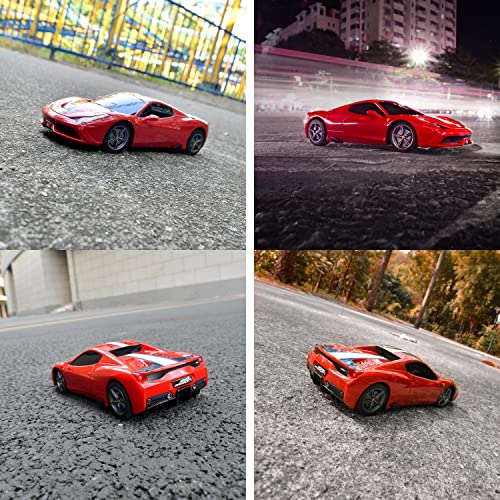 Ferrari Remote Control Cars - 1:24 BEZGAR Officially Licensed RC Series, Electric Sport Racing Toy Car Model Vehicle, 2.4Ghz RC Car for Kids, Adults, Girls and Boys Holiday Ideas Gift (71900 Red)